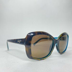 Maui Jim Sunglasses Orchid MJ 735-10P Butterfly Tortoise Blue Brown Lens 0277c